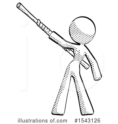 Royalty-Free (RF) Halftone Design Mascot Clipart Illustration by Leo Blanchette - Stock Sample #1543126