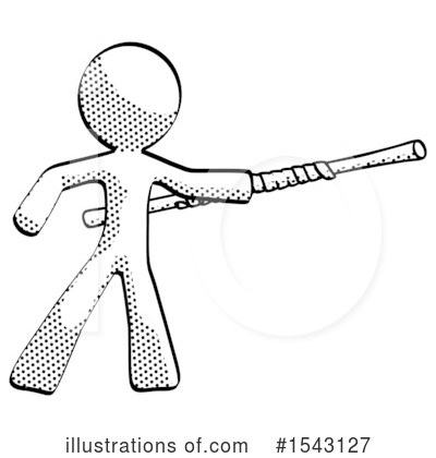 Royalty-Free (RF) Halftone Design Mascot Clipart Illustration by Leo Blanchette - Stock Sample #1543127