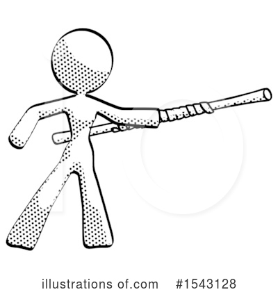 Royalty-Free (RF) Halftone Design Mascot Clipart Illustration by Leo Blanchette - Stock Sample #1543128