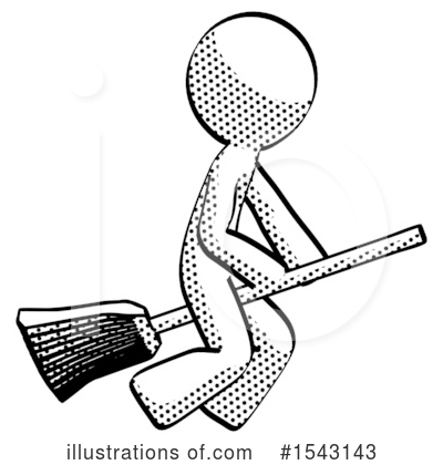 Royalty-Free (RF) Halftone Design Mascot Clipart Illustration by Leo Blanchette - Stock Sample #1543143