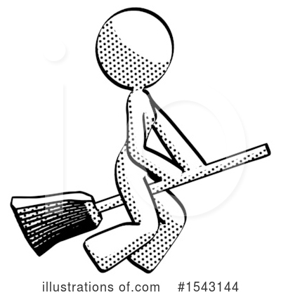 Royalty-Free (RF) Halftone Design Mascot Clipart Illustration by Leo Blanchette - Stock Sample #1543144