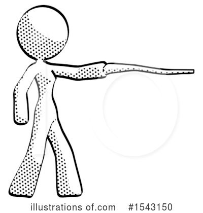 Royalty-Free (RF) Halftone Design Mascot Clipart Illustration by Leo Blanchette - Stock Sample #1543150