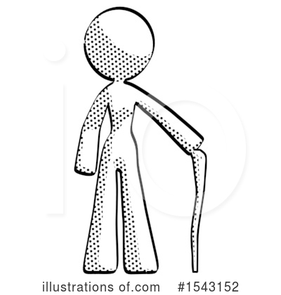Royalty-Free (RF) Halftone Design Mascot Clipart Illustration by Leo Blanchette - Stock Sample #1543152