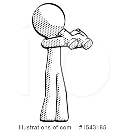 Royalty-Free (RF) Halftone Design Mascot Clipart Illustration by Leo Blanchette - Stock Sample #1543165