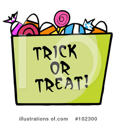 Royalty-Free (RF) Halloween Candy Clipart Illustration by Hit Toon - Stock Sample #102300