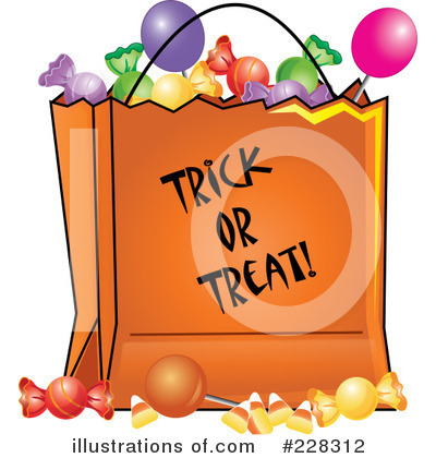 Royalty-Free (RF) Halloween Candy Clipart Illustration by Pams Clipart - Stock Sample #228312