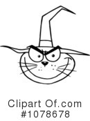 Halloween Cat Clipart #1078678 by Hit Toon