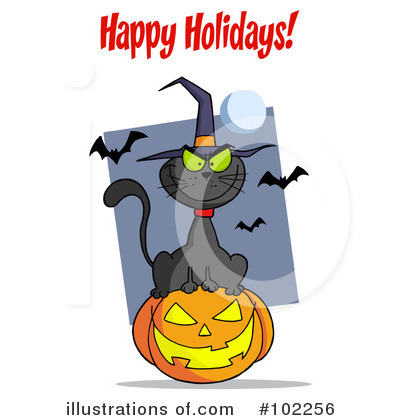 Royalty-Free (RF) Halloween Clipart Illustration by Hit Toon - Stock Sample #102256