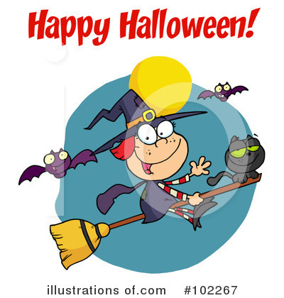 Royalty-Free (RF) Halloween Clipart Illustration by Hit Toon - Stock Sample #102267
