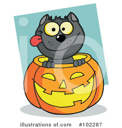 Halloween Cat Clipart #102287 by Hit Toon