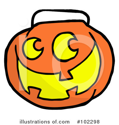 Royalty-Free (RF) Halloween Clipart Illustration by Hit Toon - Stock Sample #102298