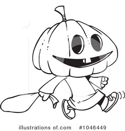 Royalty-Free (RF) Halloween Clipart Illustration by toonaday - Stock Sample #1046449
