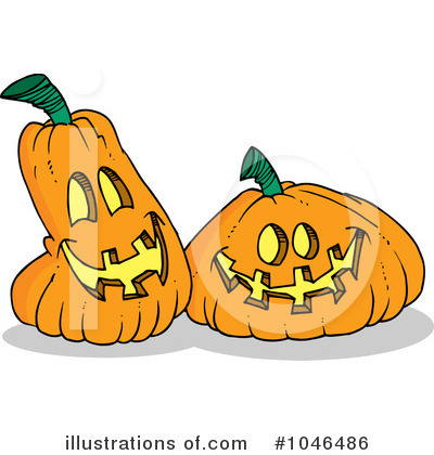 Royalty-Free (RF) Halloween Clipart Illustration by toonaday - Stock Sample #1046486