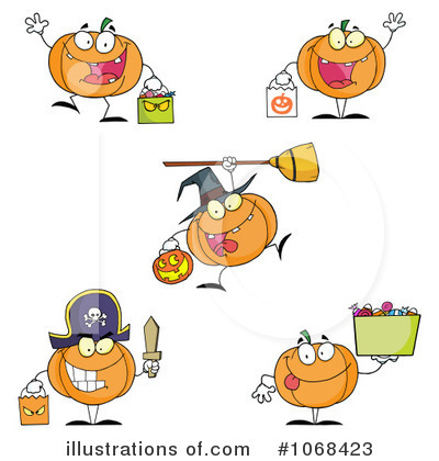 Royalty-Free (RF) Halloween Clipart Illustration by Hit Toon - Stock Sample #1068423