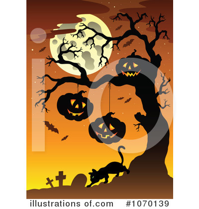 Royalty-Free (RF) Halloween Clipart Illustration by visekart - Stock Sample #1070139
