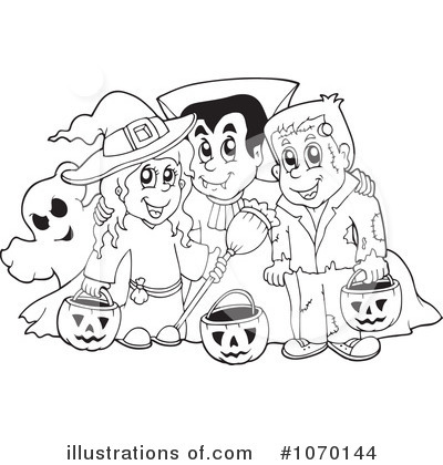 Royalty-Free (RF) Halloween Clipart Illustration by visekart - Stock Sample #1070144