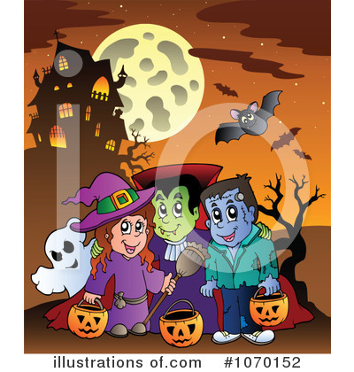 Royalty-Free (RF) Halloween Clipart Illustration by visekart - Stock Sample #1070152