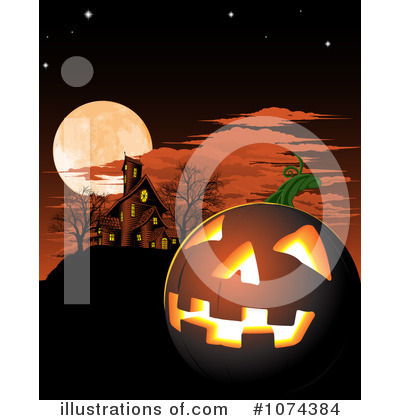 Haunted House Clipart #1074384 by AtStockIllustration