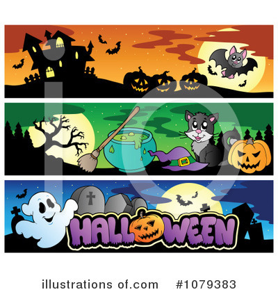 Royalty-Free (RF) Halloween Clipart Illustration by visekart - Stock Sample #1079383