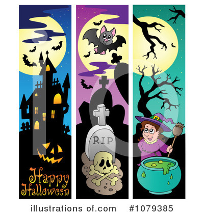 Royalty-Free (RF) Halloween Clipart Illustration by visekart - Stock Sample #1079385