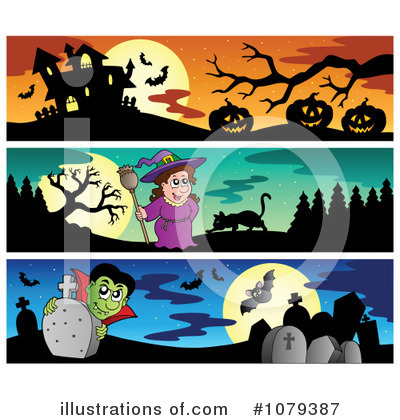 Royalty-Free (RF) Halloween Clipart Illustration by visekart - Stock Sample #1079387