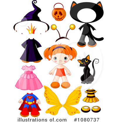 Paper Doll Clipart #1080737 by Pushkin