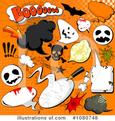 Royalty-Free (RF) Halloween Clipart Illustration by Pushkin - Stock Sample #1080748