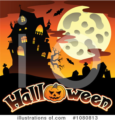 Royalty-Free (RF) Halloween Clipart Illustration by visekart - Stock Sample #1080813