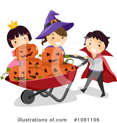 Royalty-Free (RF) Halloween Clipart Illustration by BNP Design Studio - Stock Sample #1081106