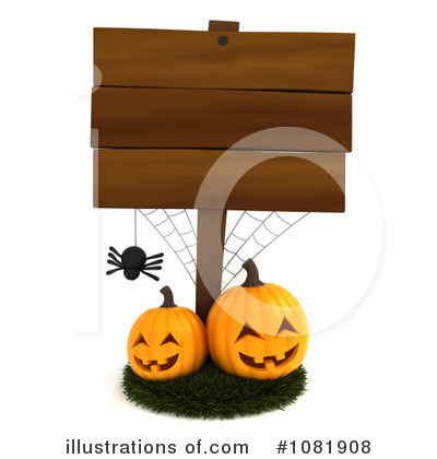 Royalty-Free (RF) Halloween Clipart Illustration by BNP Design Studio - Stock Sample #1081908