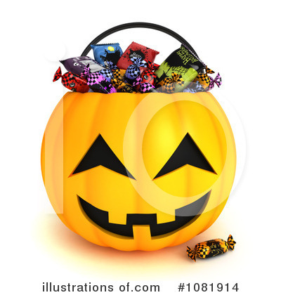 Royalty-Free (RF) Halloween Clipart Illustration by BNP Design Studio - Stock Sample #1081914