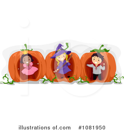 Royalty-Free (RF) Halloween Clipart Illustration by BNP Design Studio - Stock Sample #1081950