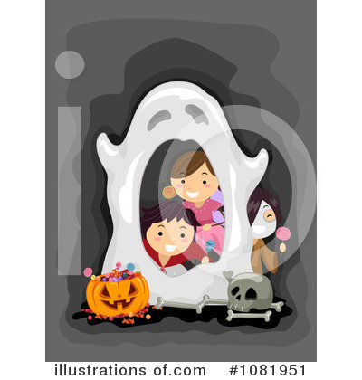 Royalty-Free (RF) Halloween Clipart Illustration by BNP Design Studio - Stock Sample #1081951