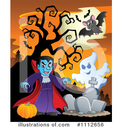 Royalty-Free (RF) Halloween Clipart Illustration by visekart - Stock Sample #1112656