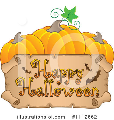 Royalty-Free (RF) Halloween Clipart Illustration by visekart - Stock Sample #1112662