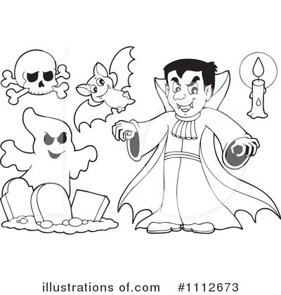 Royalty-Free (RF) Halloween Clipart Illustration by visekart - Stock Sample #1112673