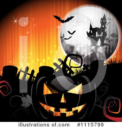 Royalty-Free (RF) Halloween Clipart Illustration by merlinul - Stock Sample #1115799