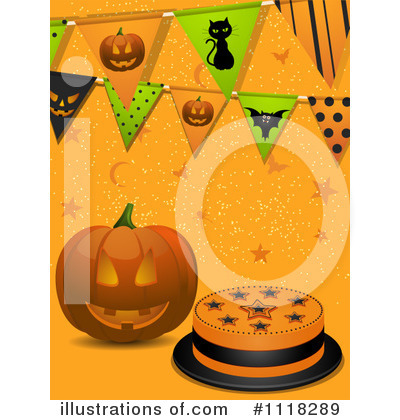 Halloween Pumpkin Clipart #1118289 by elaineitalia