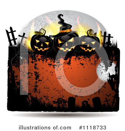 Royalty-Free (RF) Halloween Clipart Illustration by merlinul - Stock Sample #1118733