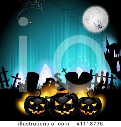 Royalty-Free (RF) Halloween Clipart Illustration by merlinul - Stock Sample #1118736