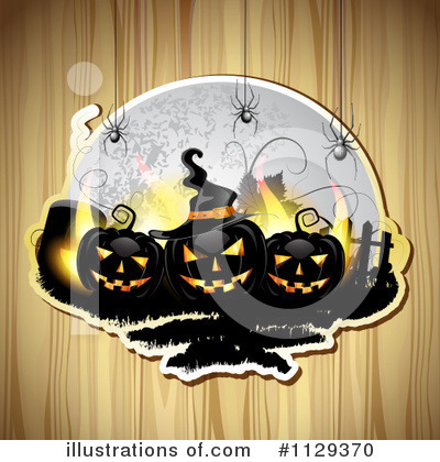 Royalty-Free (RF) Halloween Clipart Illustration by merlinul - Stock Sample #1129370