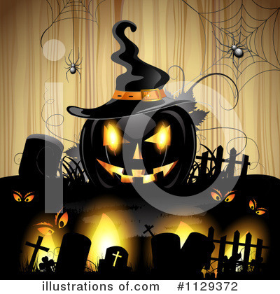 Royalty-Free (RF) Halloween Clipart Illustration by merlinul - Stock Sample #1129372
