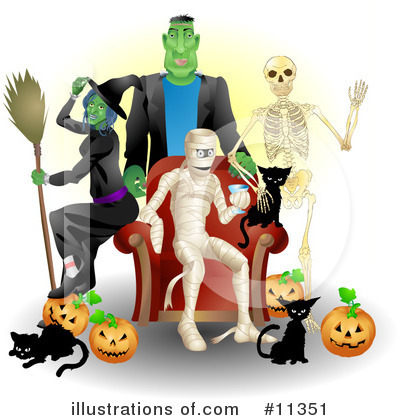 Frankenstein Clipart #11351 by AtStockIllustration
