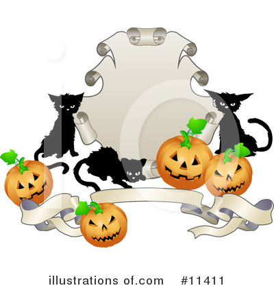Royalty-Free (RF) Halloween Clipart Illustration by AtStockIllustration - Stock Sample #11411