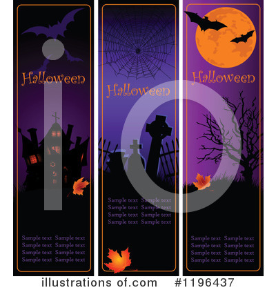 Royalty-Free (RF) Halloween Clipart Illustration by Pushkin - Stock Sample #1196437