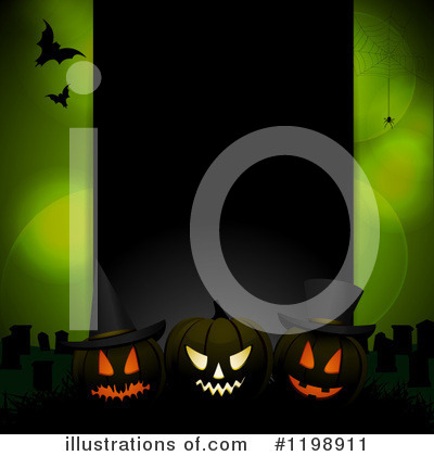 Halloween Pumpkin Clipart #1198911 by elaineitalia