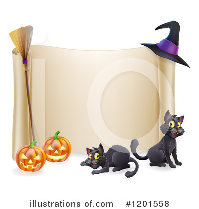 Royalty-Free (RF) Halloween Clipart Illustration by AtStockIllustration - Stock Sample #1201558