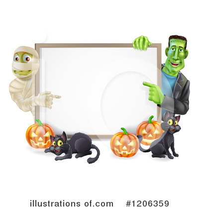 Frankenstein Clipart #1206359 by AtStockIllustration