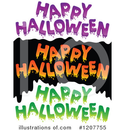 Royalty-Free (RF) Halloween Clipart Illustration by visekart - Stock Sample #1207755