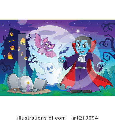 Royalty-Free (RF) Halloween Clipart Illustration by visekart - Stock Sample #1210094